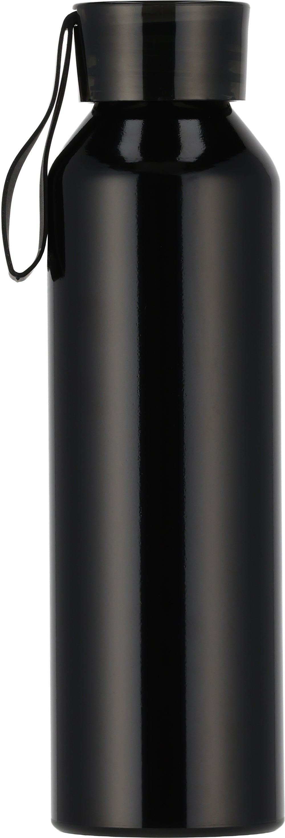 Gertuvė iš perdirbto aliuminio CORK, 600 ml – juoda