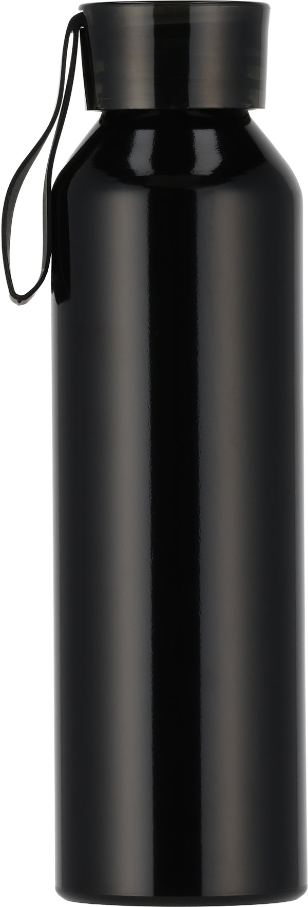 Gertuvė iš perdirbto aliuminio CORK, 600 ml – juoda