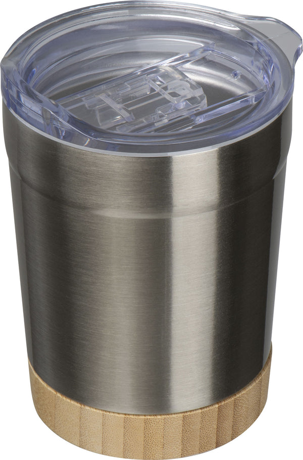 Puodelis iš perdirbto plieno TURIN, 300 ml – pilka