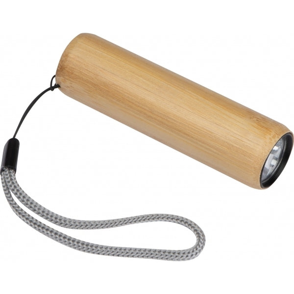 Bambukinis žibintuvėlis DUNDEE, 500 mAh – smėlio