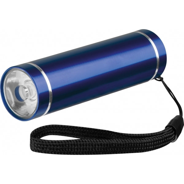 LED žibintuvėlis iš perdirbto aliuminio UTRECHT – mėlyna