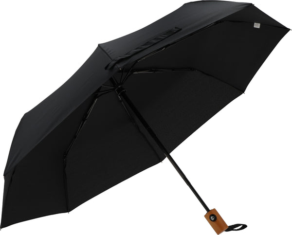 Automatinis skėtis iš RPET IPSWICH, Ø 100 cm – juoda
