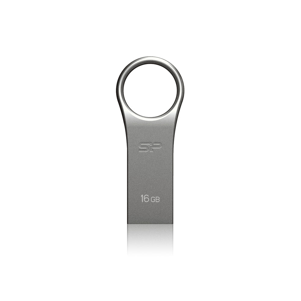 Metalinė USB atmintinė Silicon Power F80, USB 2.0 – pilka · 16 gb