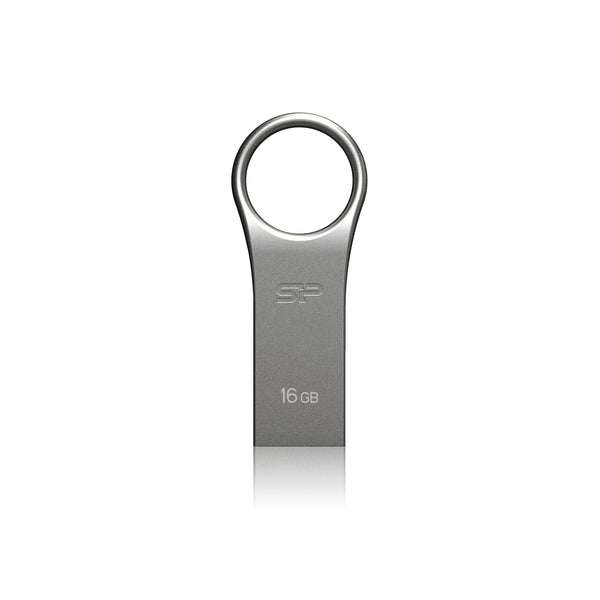 Metalinė USB atmintinė Silicon Power F80, USB 2.0 – pilka · 16 gb