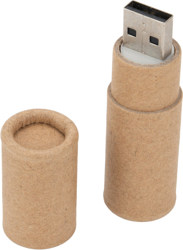 Individualios gamybos kartoninė USB atmintinė vamzdelio formos – įvairiaspalvė