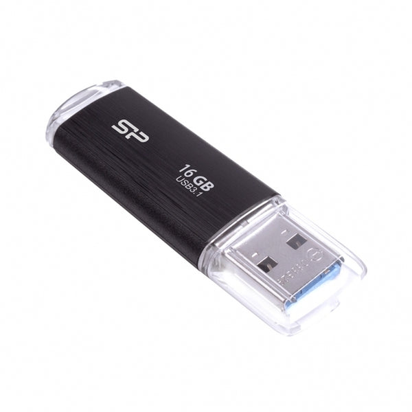 USB atmintinė Silicon Power Blaze B02, USB 3.1 – juoda · 16 gb