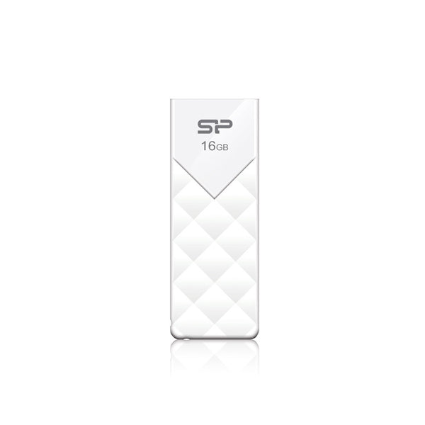 USB atmintinė Silicon Power Ultima U03, USB 2.0 – balta · 16 gb