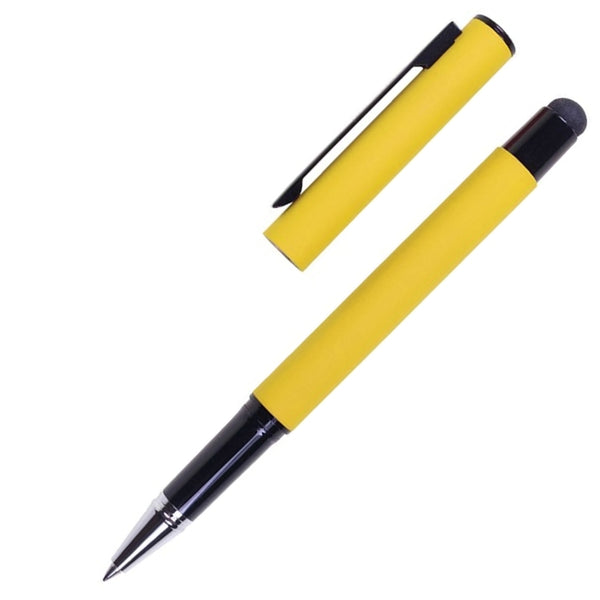 Rašalinis rašiklis su liečiamo ekrano galiuku Pierre Cardin CELEBRATION – geltona