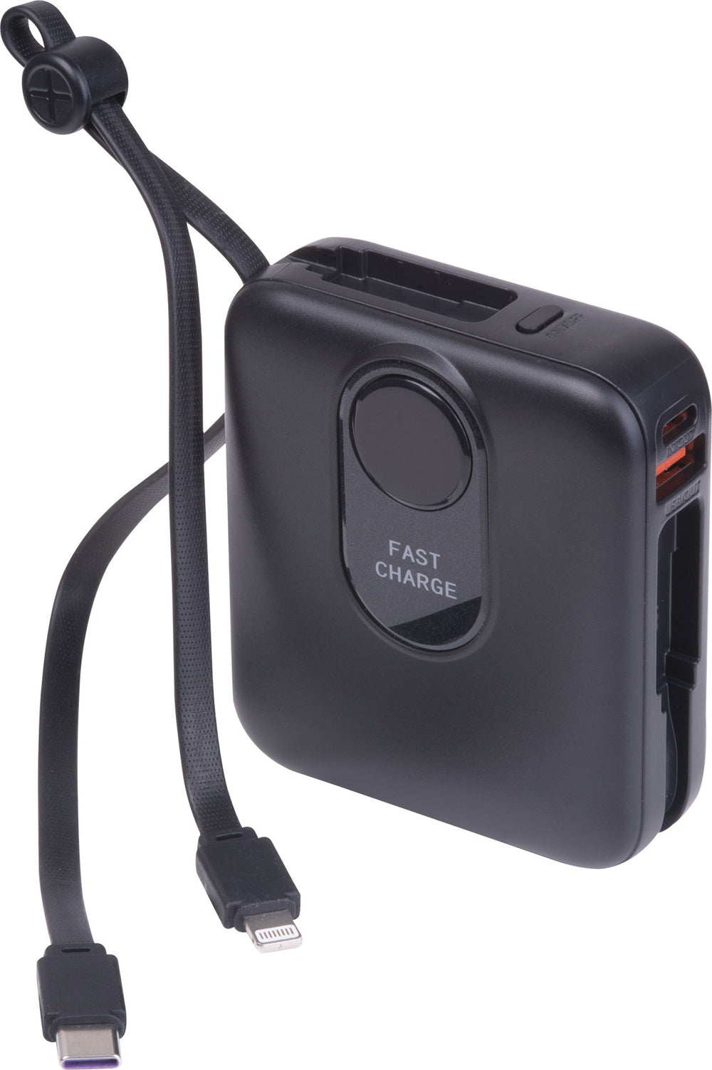 Išorinė baterija CALAIS, 10 000 mAh – juoda