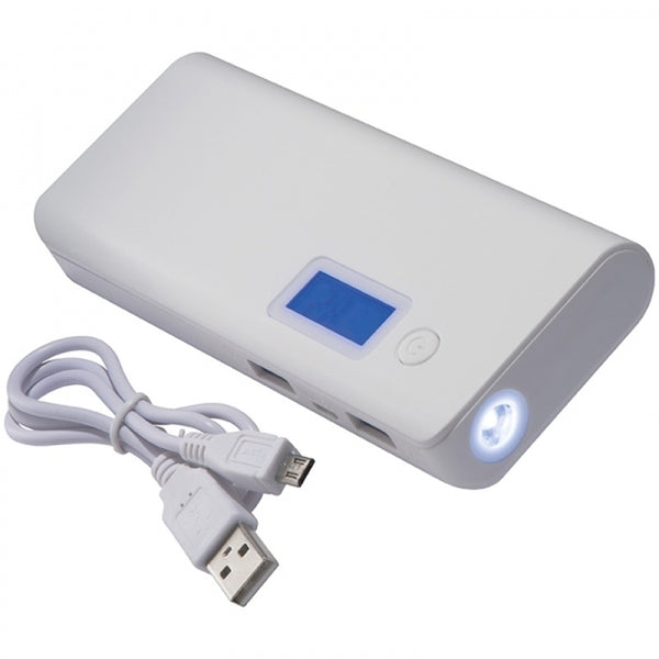 Išorinė baterija STAFFORD, 10 000 mAh – balta