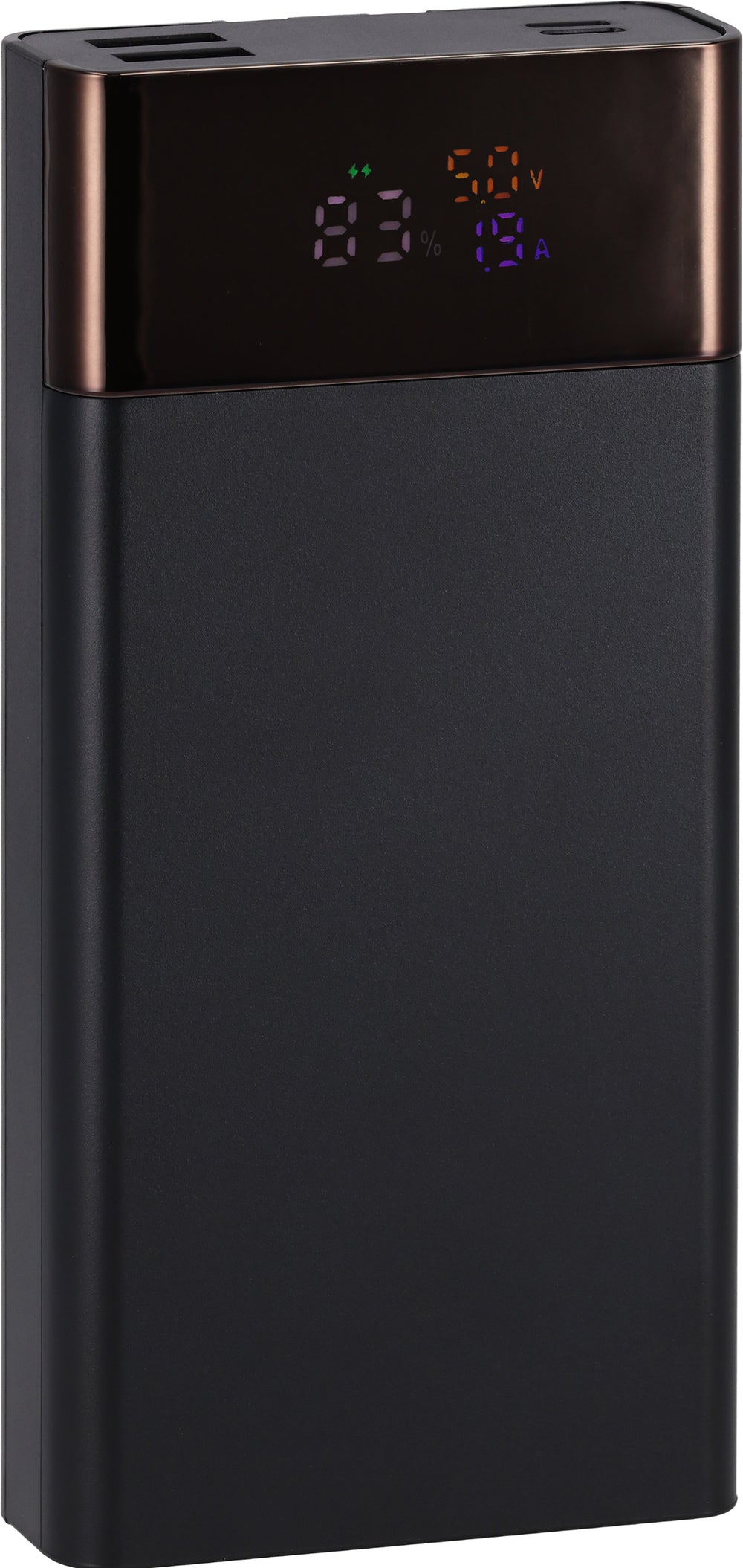 Išorinė baterija MoLu MARBELLA, 20000 mAh – juoda