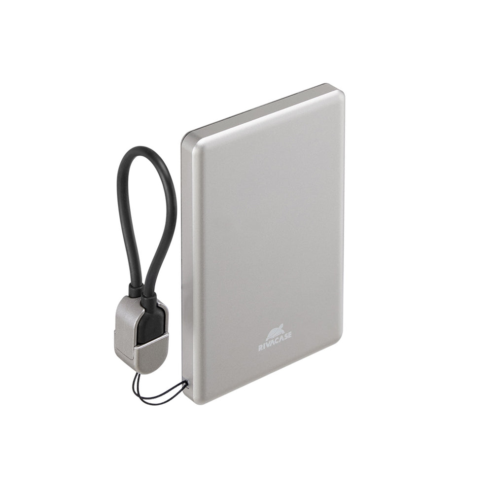 Belaidė MagSafe išorinė baterija RIVACASE VA2616, 5000 mAh, 15 W – pilka