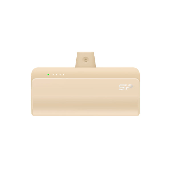 Išorinė baterija Silicon Power QD50, 5000 mAh, 20 W – smėlio