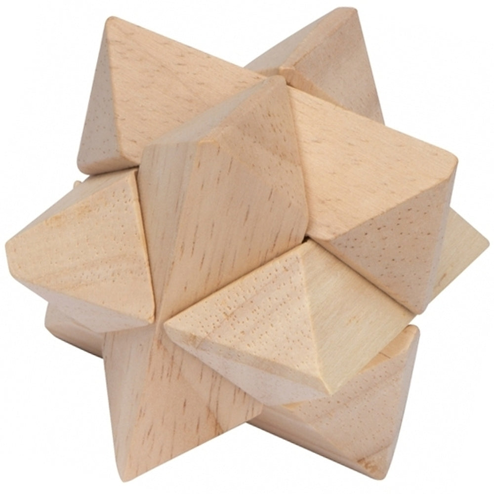 Medinis 3D galvosūkis žvaigždė TOULOUSE – smėlio