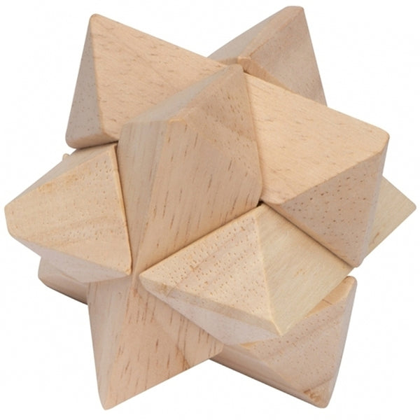 Medinis 3D galvosūkis žvaigždė TOULOUSE – smėlio