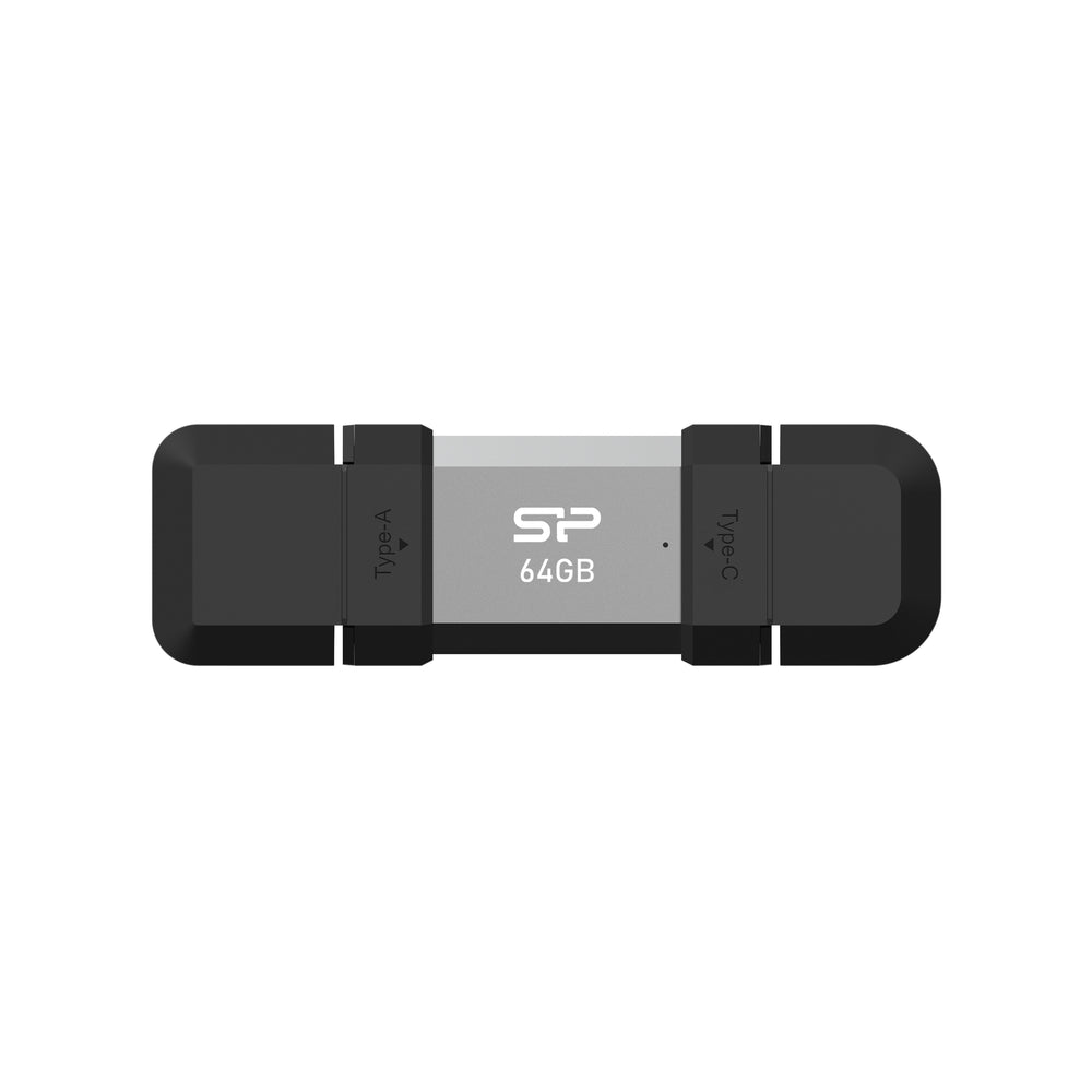 USB atmintinė Silicon Power Mobile C51, USB 3.2 – juoda · 64 gb