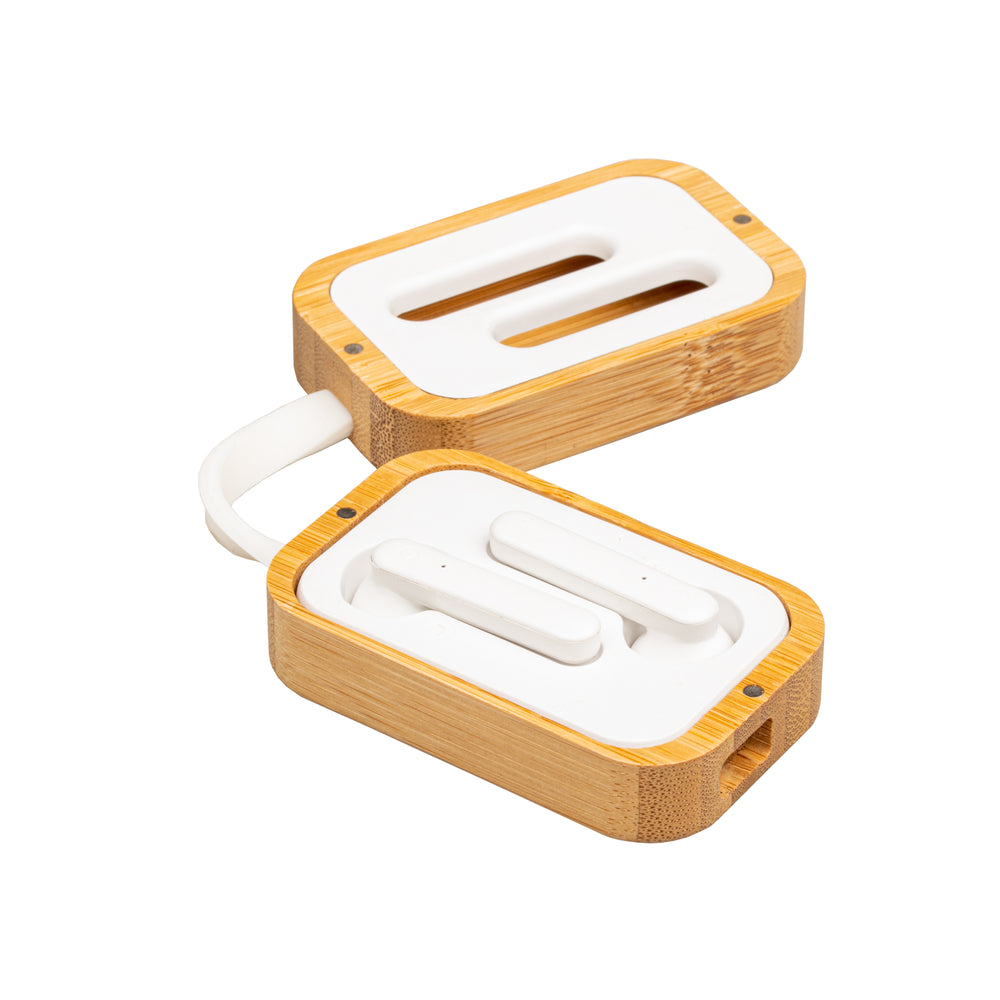 Bluetooth įkišamosios ausinės BARCELONA – smėlio
