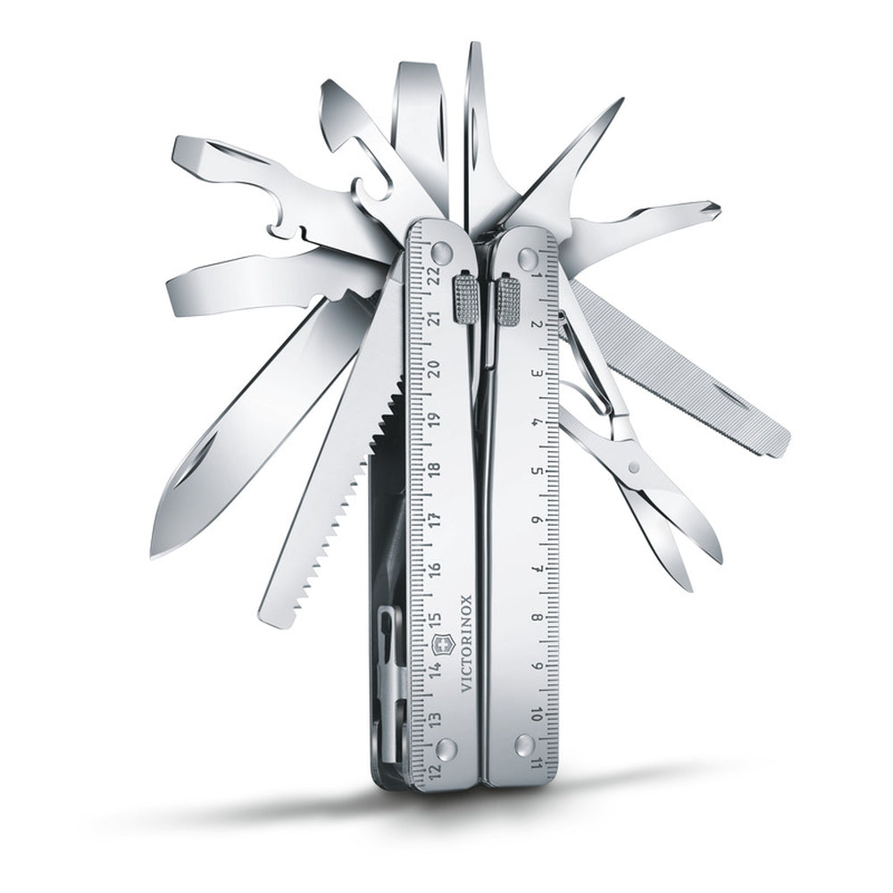 Daugiafunkcis įrankis Victorinox SwissTool X, 24 funkcijos – pilka