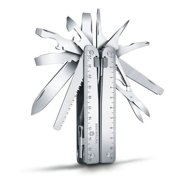 Daugiafunkcis įrankis Victorinox SwissTool X, 24 funkcijos – pilka