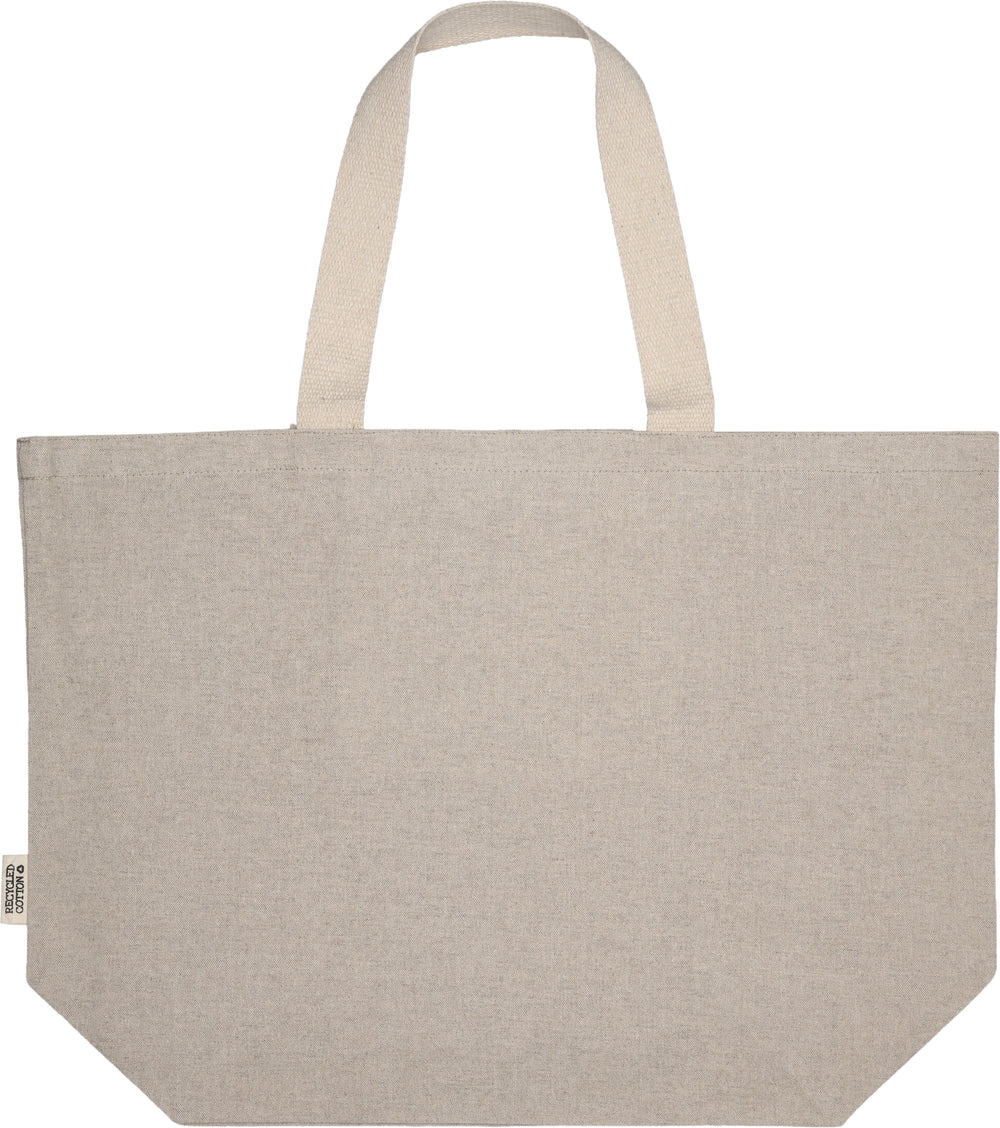 Perdirbtos medvilnės maišelis PILAR, 200 g/m² – smėlio