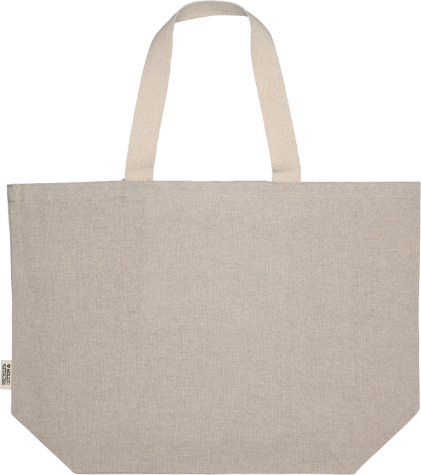 Perdirbtos medvilnės maišelis PILAR, 200 g/m² – smėlio