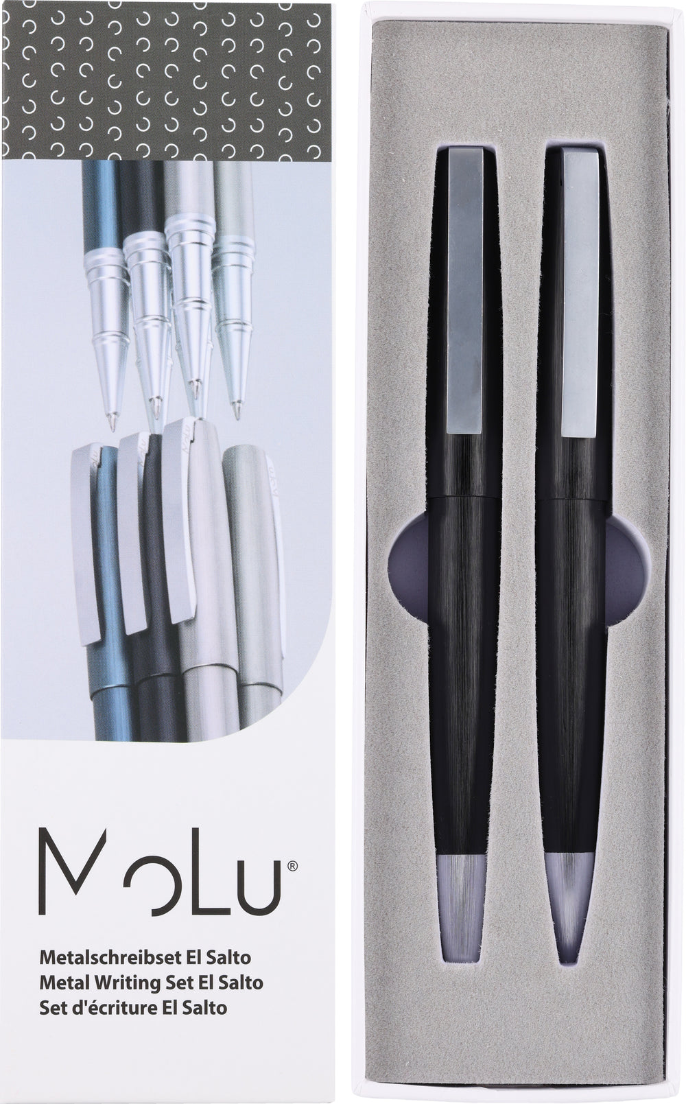 Metalinis rašymo rinkinys MoLu EL SALTO – juoda